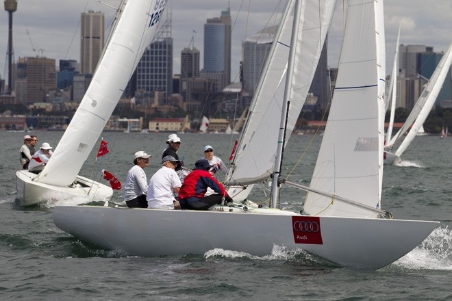 DOT racing in the Etchells class - Audi Sydney Harbour Regatta 2011 ©  Andrea Francolini / Audi http://www.afrancolini.com